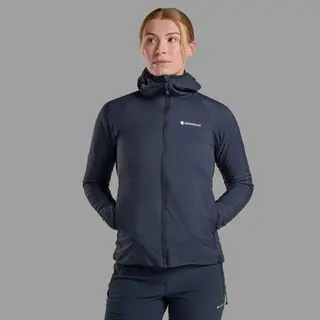 Jakke til dame Montane Sirocco Hoodie W EclipseBlue