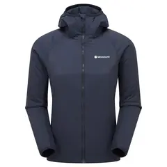 Jakke til dame M Montane Sirocco Hoodie W M EclipseBlue
