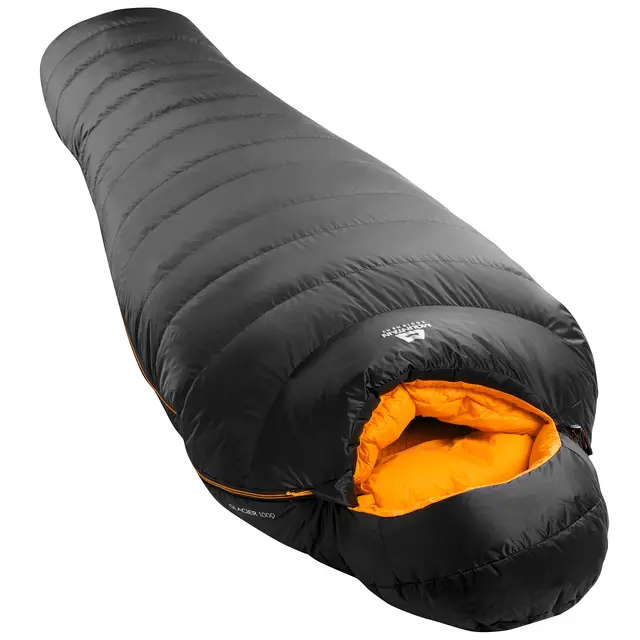 Vinterpose i dun Mountain Equipment Glacier 1000 Obsidian 