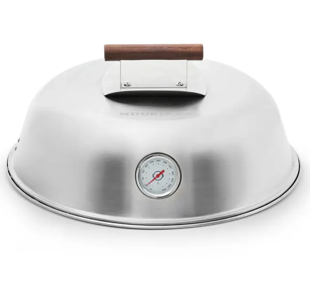 Lokk til stekehelle Muurikka Lid with Termometer SS Ø 58 cm 