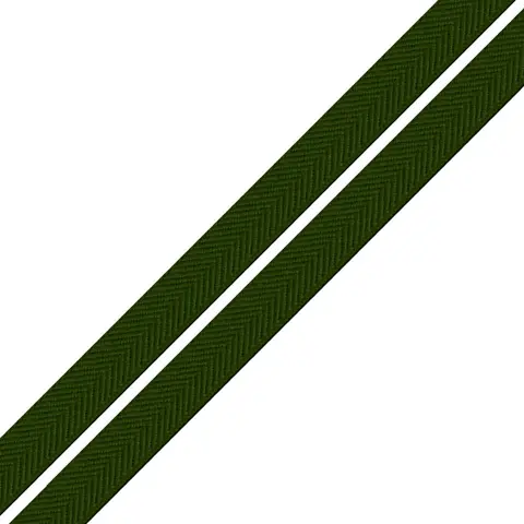 Kantb&#229;nd til leirb&#229;lskappe M&#248;reb&#229;nd Kantb&#229;nd i ull ForestGreen
