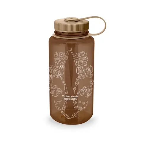 Speiderflaske Nalgene Wide Sustain 1 liter Mocha NSF
