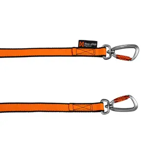 Hundebånd til to med strikk 2,8 meter Non-stop Bungee Leash Double 23 mm