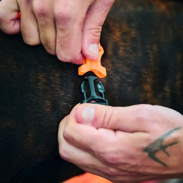 Trekksele til hund 3 Non-stop Rush Harness 3 BlackOrange 