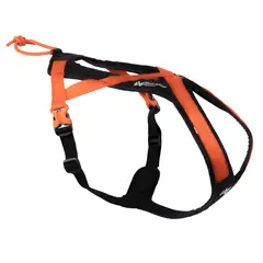 Trekksele til hund 3 Non-stop Rush Harness 3 BlackOrange
