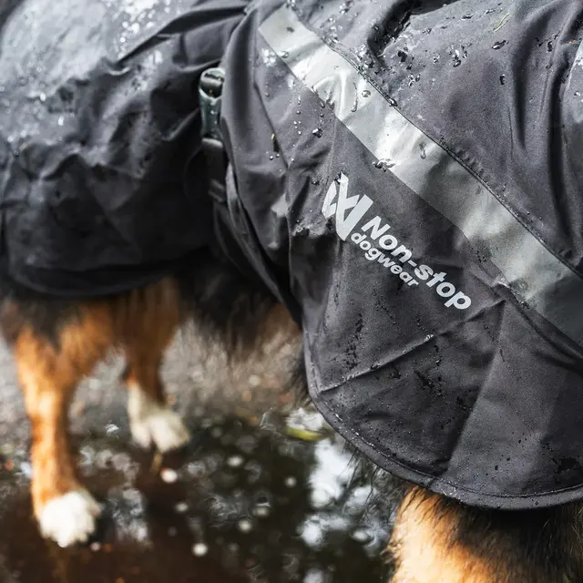 Regndress til hund 42–48 cm Non-stop Trekking Raincoat 45 cm 