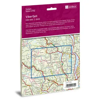 Vikerfjell Nordeca Turkart 1:50 000 2792