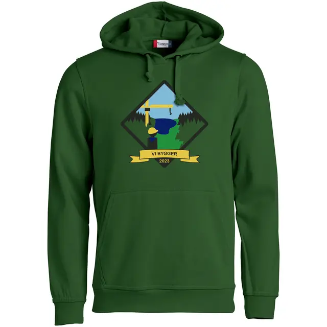 Hettegenser til voksen NSF Vi bygger Hoody U 068 