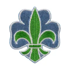 Forbundsmerke med smeltelim NSF Forbundsmerke 5 cm Smeltelim