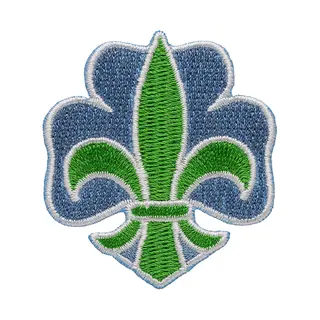 Forbundsmerke med smeltelim NSF Forbundsmerke 5 cm Smeltelim