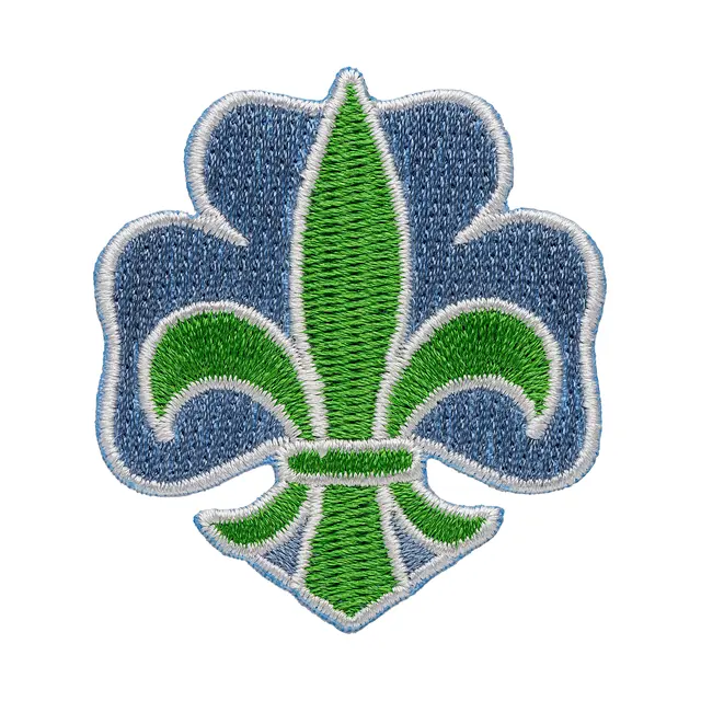 Forbundsmerke med smeltelim NSF Forbundsmerke 5 cm Smeltelim 