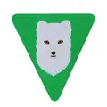 Fjellrev NSF Patruljemerke Fjellrev