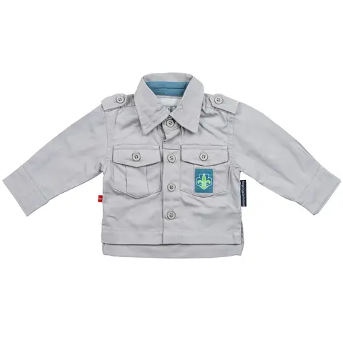 Speiderskjorta til maskot NSF Speiderskjorte Maskot Grey