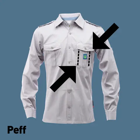 Peff- og asstripe NSF Patruljef&#248;rer- og assistentstripe