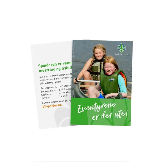 Vervekort NSF Speidereventyr-kort Speider 