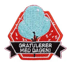 Bursdagsmerket SS Motivasjonsmerke Bursdagsmerket Red
