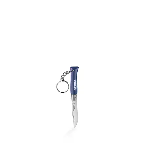 Foldekniv med n&#248;kkelring Opinel No 04 Keychain StainlessSteel Ble