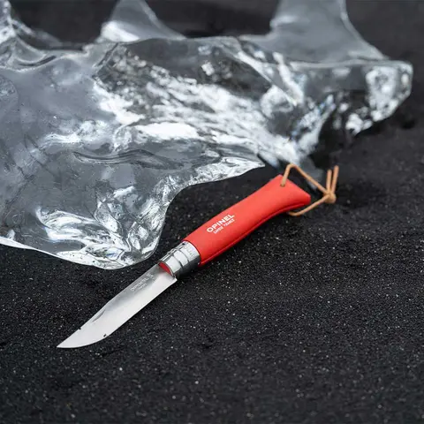 Foldekniv Opinel No 08 Bushwhacker w/Sheat Red
