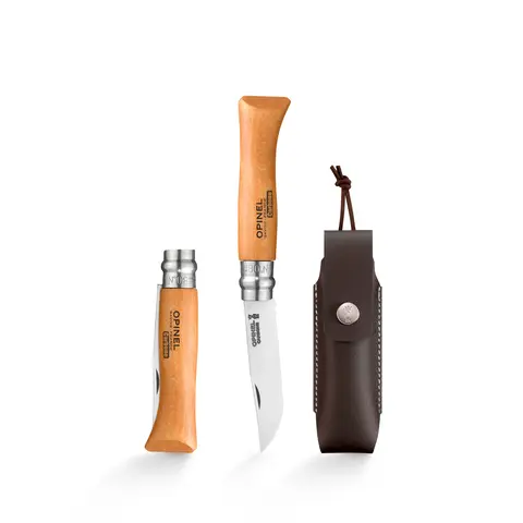 Foldekniv Opinel No 08 CarbonSteel w/Sheat