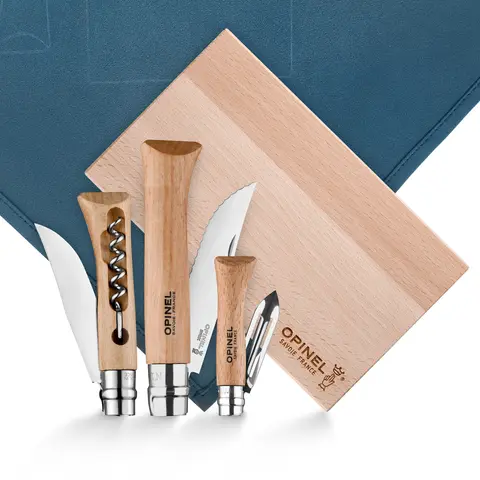 Pikniksett Opinel Nomad Cooking Kit StainlessSteel