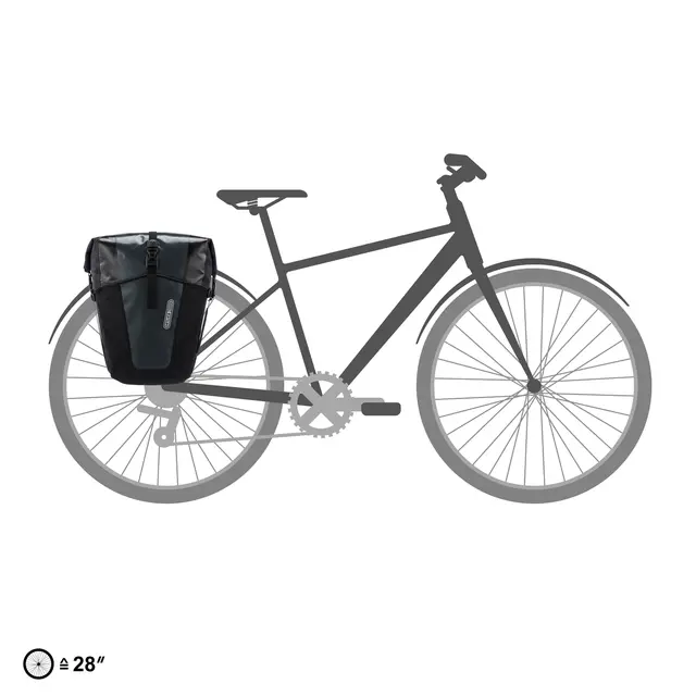 Sidevesker 2 x 35 liter Ortlieb Back-Roller XL AsphaltBlack 