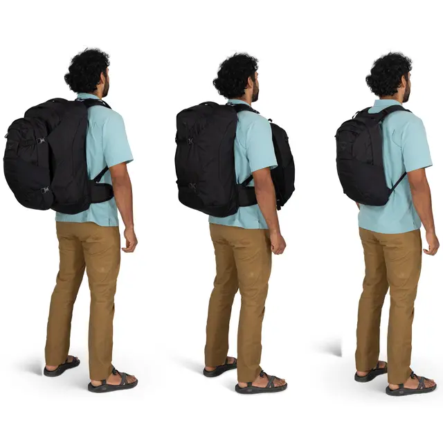 Reisesekk til herre Osprey Farpoint 55 M 550 