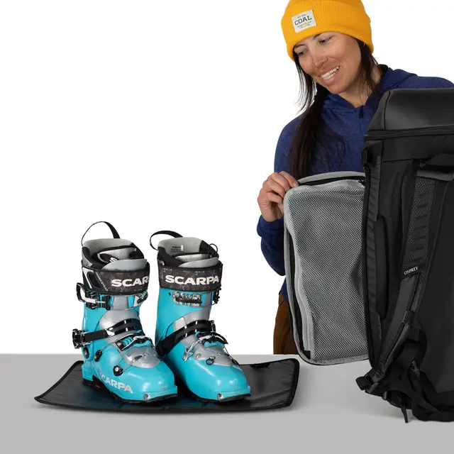 Sekk til alpinstøvler Osprey Mountain Bound Boot Pack Plus 55 