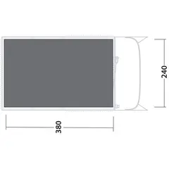 Bunn til Monterey 4 Outwell Footprint Monterey 4 Air