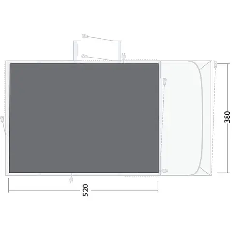 Bunn til Vermont 7 Outwell Footprint Vermont 7 Air