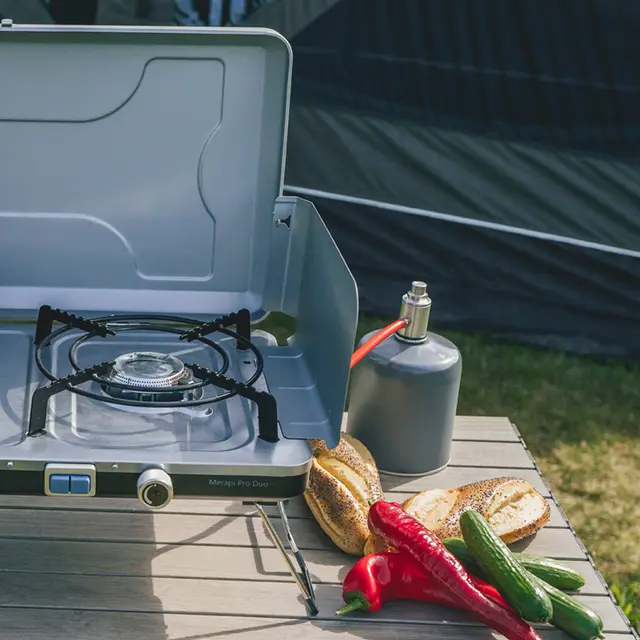 Gasskjøkken 2 x 3 kW Outwell Merapi Pro Duo Deluxe Stove 