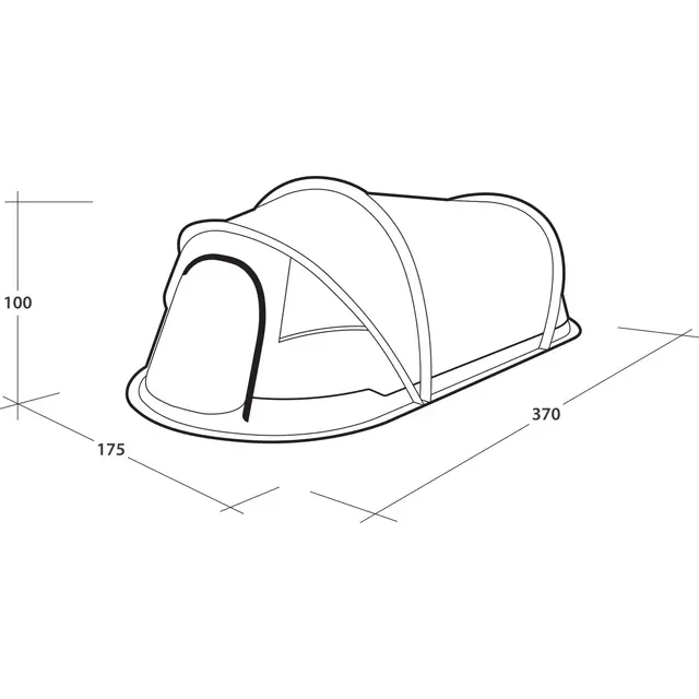 Pup-up-telt til 2 Outwell Nexion 2 Forest 