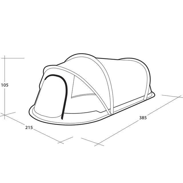 Pop-up-telt til 3 Outwell Nexion 3 Forest 