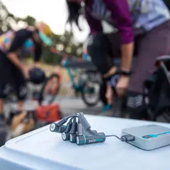 USB-batterier AA Pale Blue USB Rechargeable AA 4 pk.