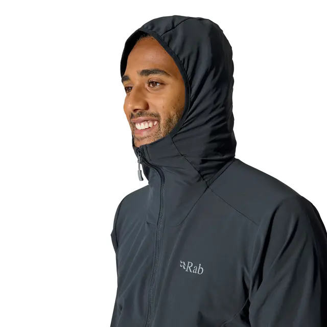 Jakke til herre S Rab Borealis Hooded Jacket M S Beluga 
