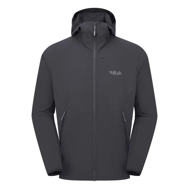 Jakke til herre S Rab Borealis Hooded Jacket M S Beluga 