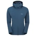 Jakke til dame Rab Borealis Hooded Jacket W TempestBlue