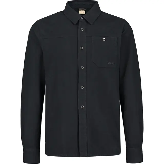 Skjorte til herre M Rab Boundary Shirt M M Ebony 