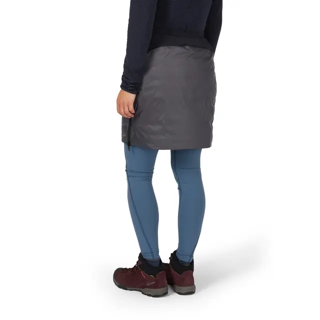 Skjørt til dame XS Rab Cirrus Reversible Skirt W 8 BlackGra 