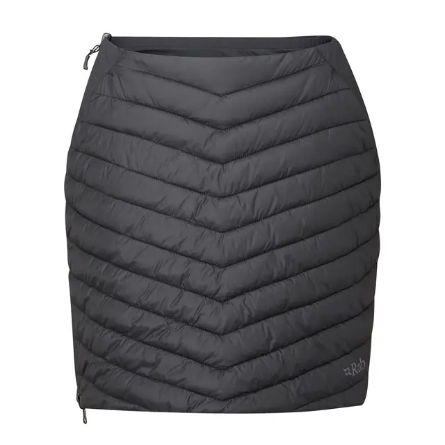 Skjørt til dame XS Rab Cirrus Reversible Skirt W 8 BlackGra 