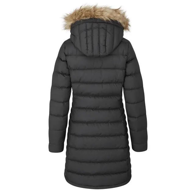 Parkas til dame XS Rab Deep Cover Parka W 8 Black 