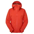 Skalljakke til dame Rab Downpour Light Jacket W RedGrapefrui