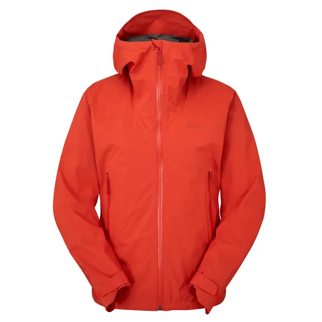Jakke til dame S Rab Downpour Light Jacket W S RedGrapefr 