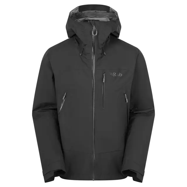Skalljakke til herre M Rab Downpour Mountain Jacket M M Black 