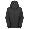 Skalljakke til dame Rab Downpour Mountain Jacket W Black