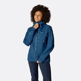 Skalljakke til dame Rab Downpour Mountain Jacket W Black