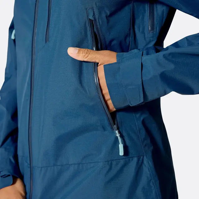 Skalljakke til dame M Rab Downpour Mountain Jacket W 12 Black 