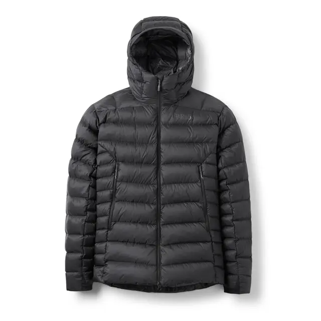 Dunjakke til herre S Rab Electron Pro Hoody M S Black 