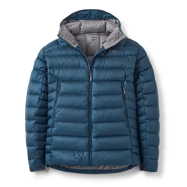 Dunjakke til herre S Rab Electron Pro Hoody M S TempestBlue 