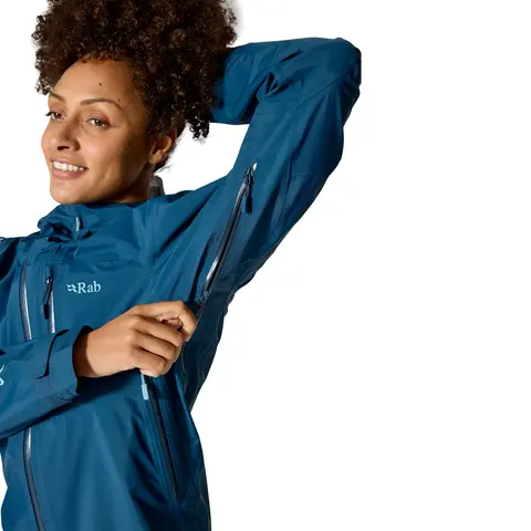 Skalljakke til dame Rab Firewall Mountain Jacket W Black