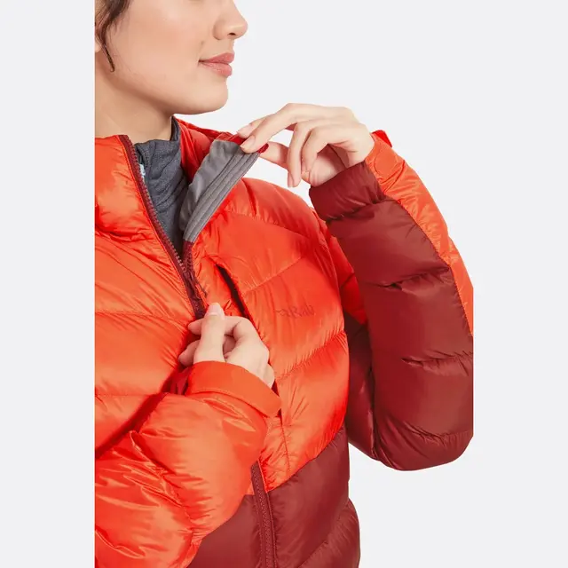 Jakke til dame XS Rab Glaceon Pro Jacket W 8 RedGrapefruit 